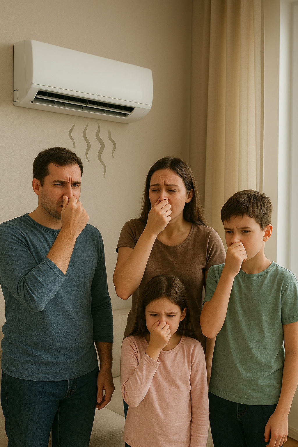 Samsung AC bad smell service Dubai